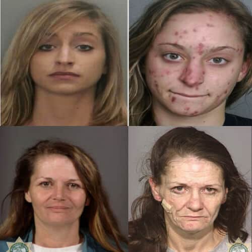 meth addiction destroys faces of meth addicts