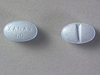 1mg blue oblong xanax pill known as blue footballs